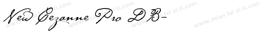 New Cezanne Pro DB字体转换